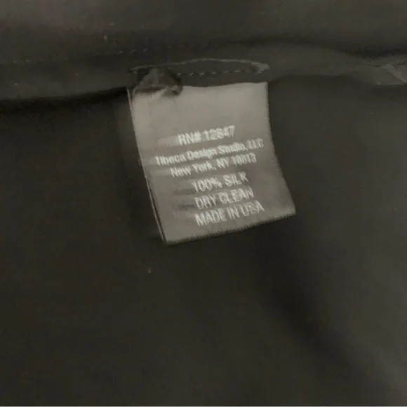 Nili Lotan Black Silk Blouse | Size M - Picture 2 of 2